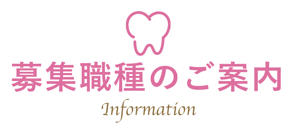 募集職種のご案内